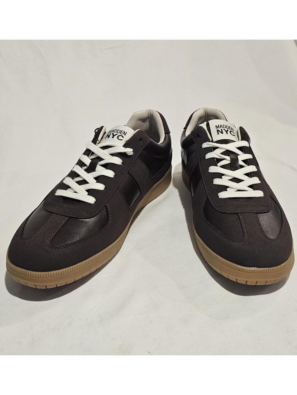Madden NYC Brown Low Top Lace Up Sneakers New With Tags